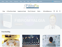 Tablet Screenshot of fibrofix.com